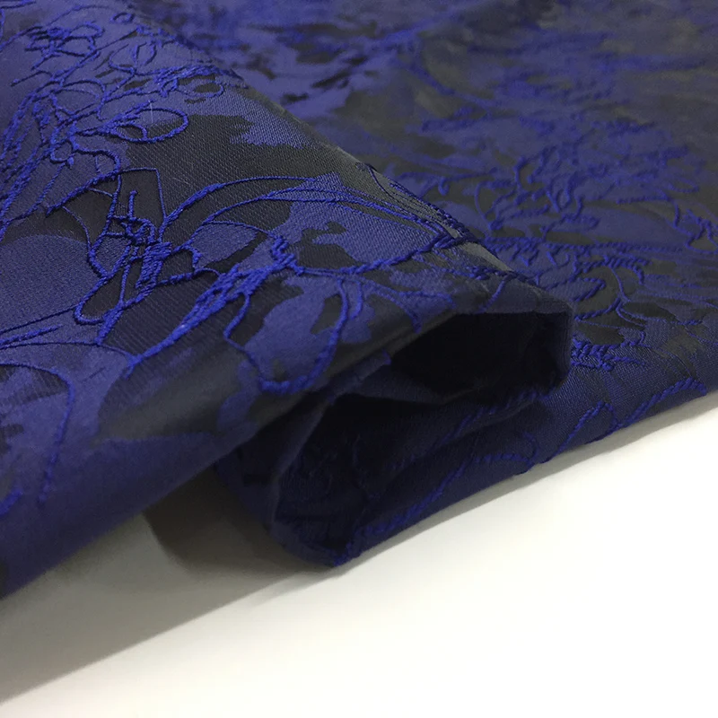 Высококачественная элегантная парча, жаккардовая ткань, платье с темным рисунком, модный материал для шитья Чонсам, Ткань во дворе . ' - ' . 3