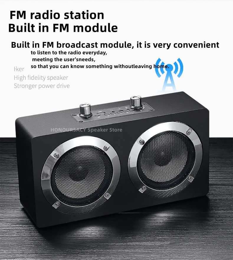 Caixa De Som 60 Вт FM Bluetooth Динамик Портативная колонка Семейство KTV Bass Стерео Система домашнего кинотеатра Радио TF Беспроводной сабвуфер . ' - ' . 4