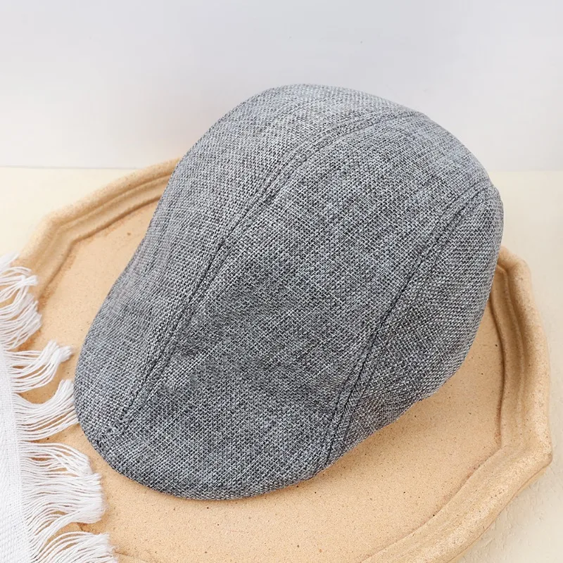 Ретро Мужские береты Зимние льняные шляпы газетчика в британском стиле, английская мужская кепка художника с козырьком, теплый капор для мужчин, аксессуары для одежды . ' - ' . 5