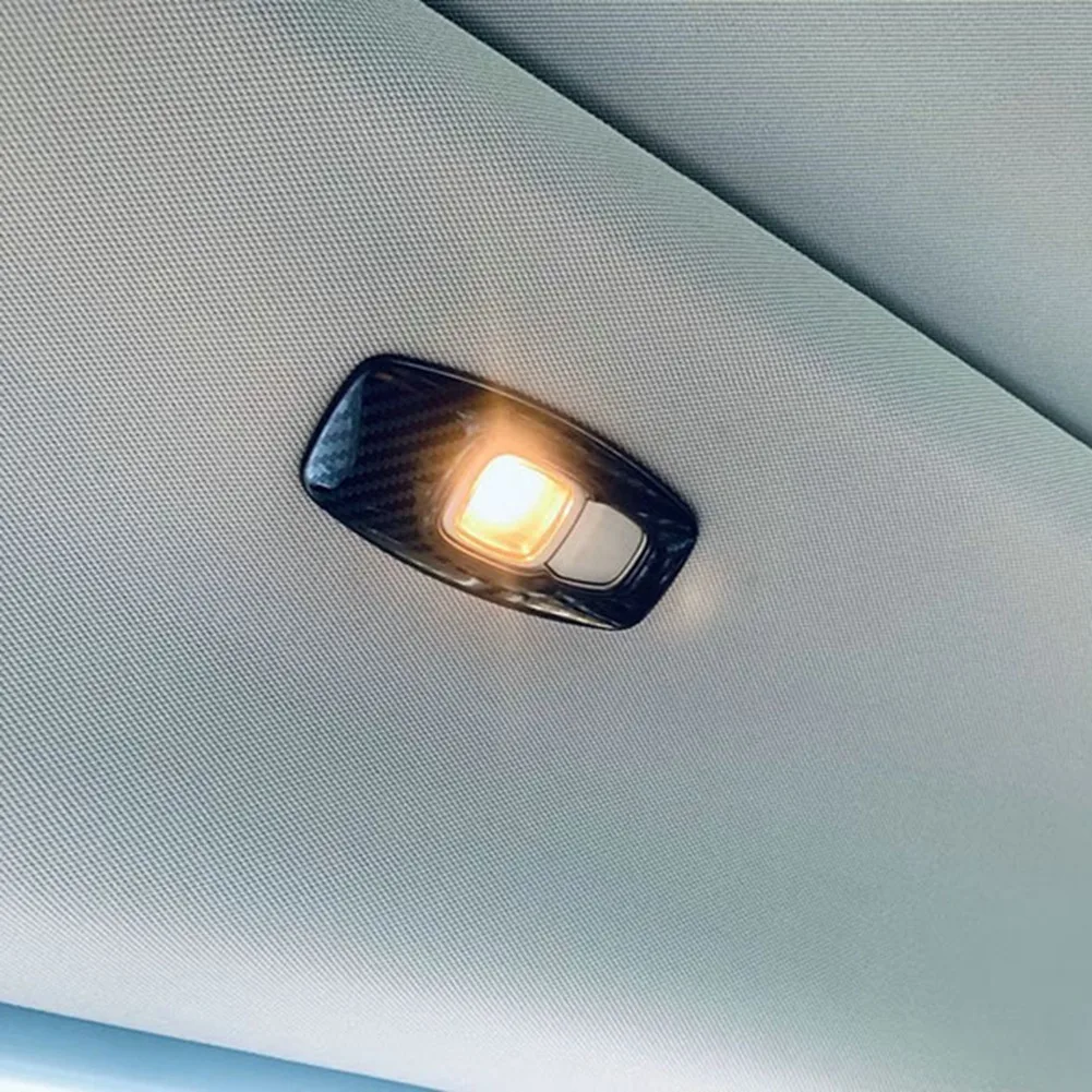 Автомобильный интерьер из углеродного волокна и нержавеющей стали, задняя лампа для чтения, накладка на крышку лампы, наклейка для Mitsubishi Outlander 2022 2023 . ' - ' . 2
