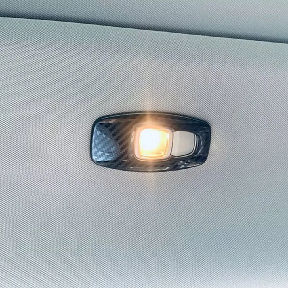 Автомобильный интерьер из углеродного волокна и нержавеющей стали, задняя лампа для чтения, накладка на крышку лампы, наклейка для Mitsubishi Outlander 2022 2023 . ' - ' . 3