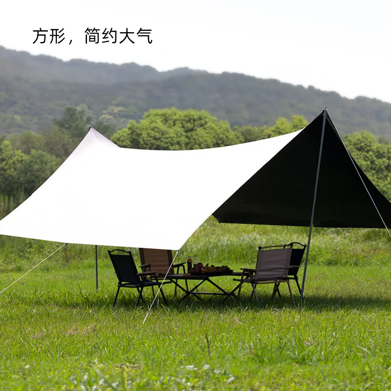 Солнцезащитный козырек, уличная большая палатка с навесом, ультралегкое туристическое снаряжение в форме бабочки, переносное для кемпинга . ' - ' . 3