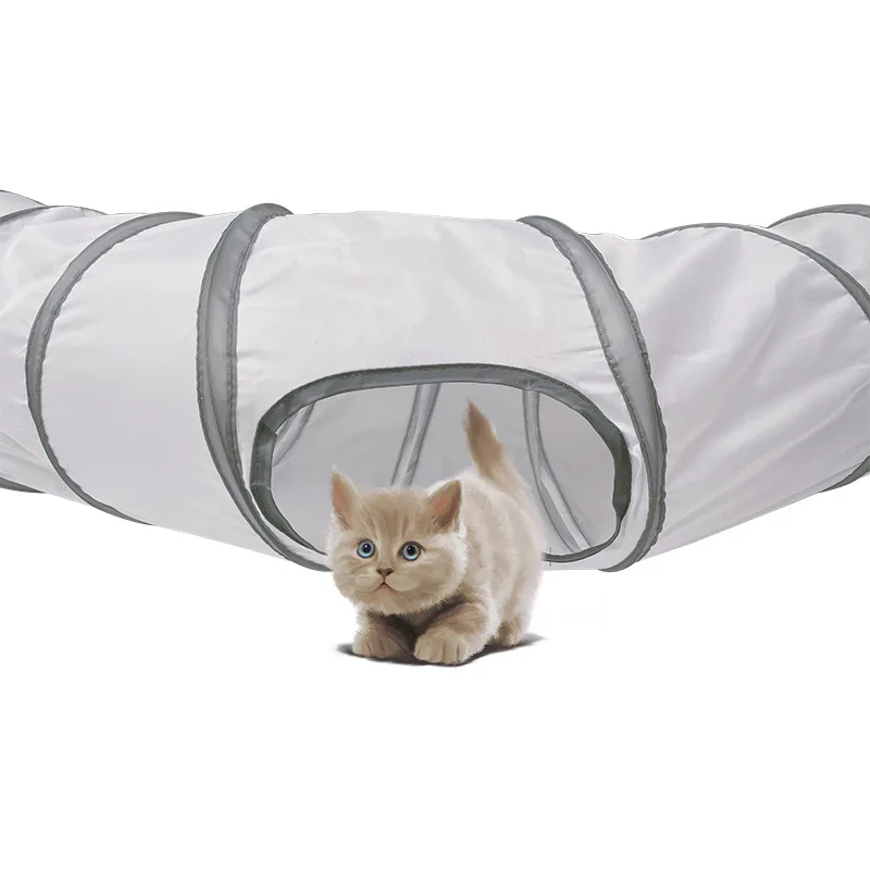 Туннель для кошек Складные игрушки для кошек, дрессировка котенка, Интерактивная забавная игрушка, туннель, скучающий для щенка, Котенок, игра в кролика, Туннельная трубка . ' - ' . 2