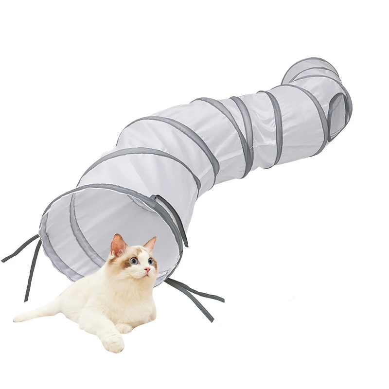 Туннель для кошек Складные игрушки для кошек, дрессировка котенка, Интерактивная забавная игрушка, туннель, скучающий для щенка, Котенок, игра в кролика, Туннельная трубка . ' - ' . 3