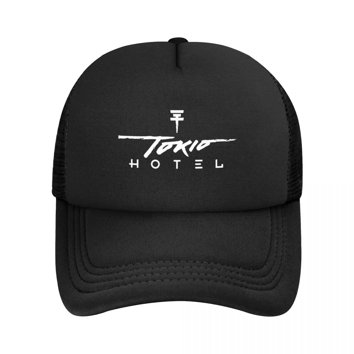 Мужские шляпы дальнобойщика Tokio Hotel Pop Music, уличная сетчатая бейсболка, шляпы из полиэстера, Солнцезащитные кепки, Регулируемая Гоночная кепка, лето . ' - ' . 0