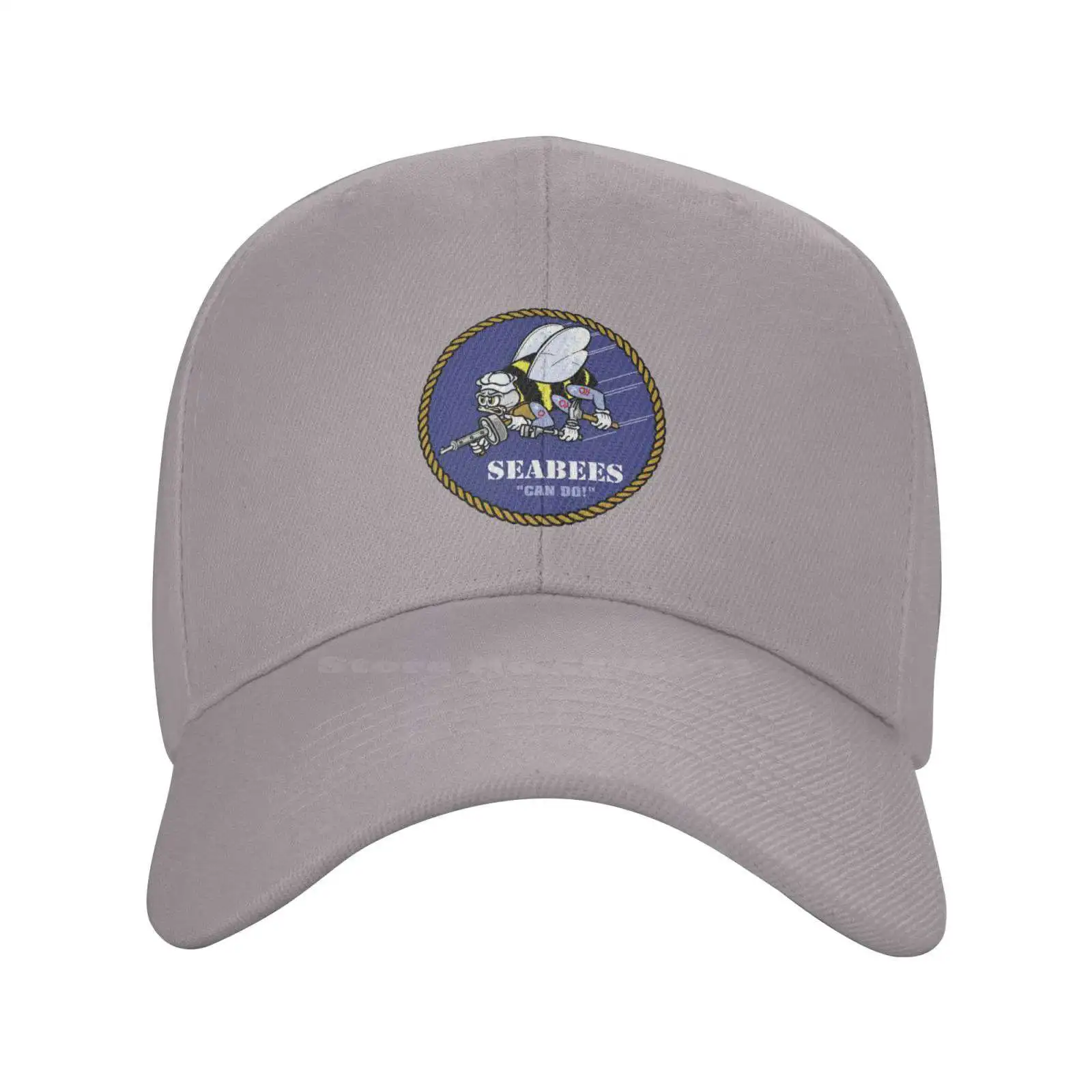 Графическая кепка с логотипом Seabees, высококачественная джинсовая кепка, вязаная шапка, бейсболка . ' - ' . 1