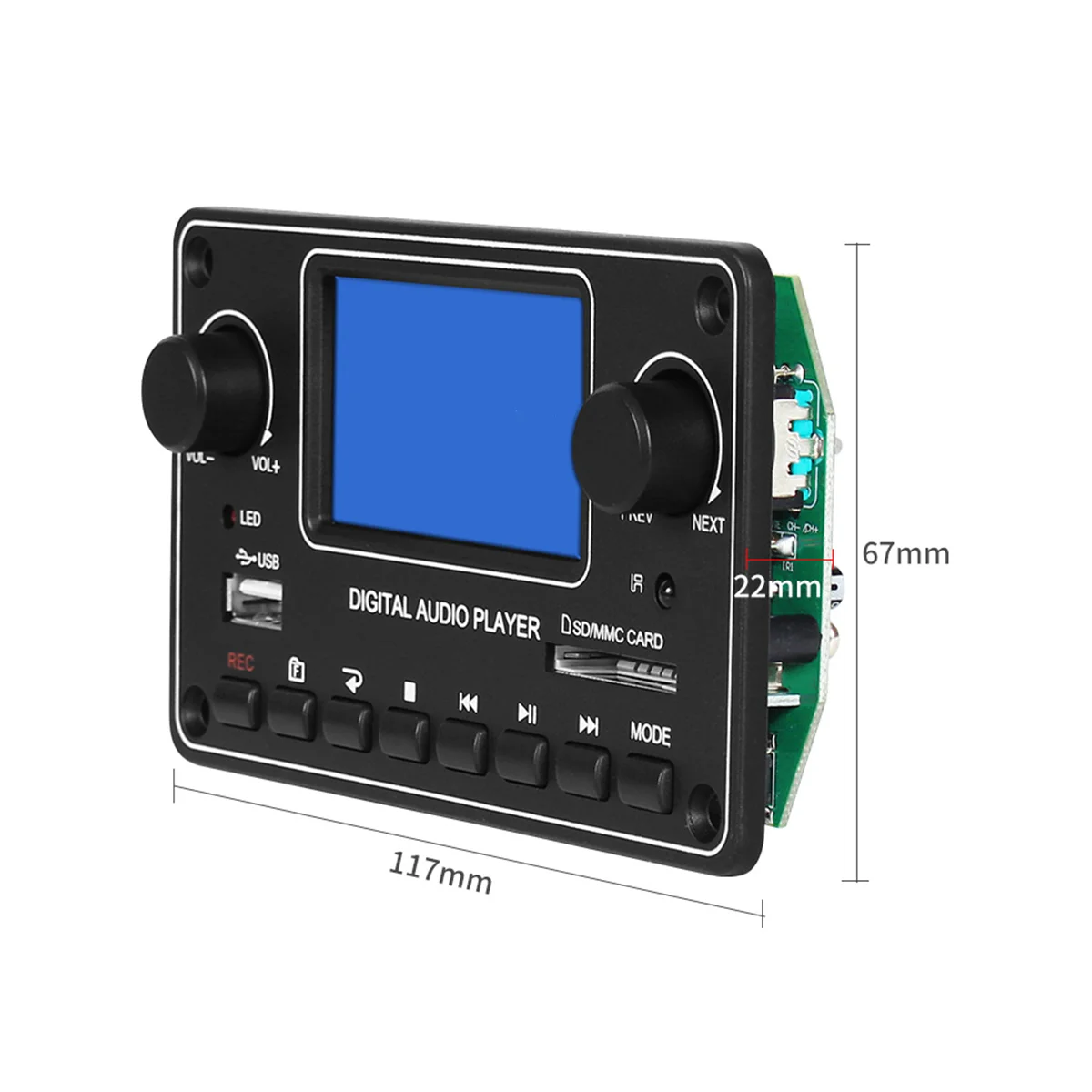 TDM157 Bluetooth WAV MP3 Аудио Декодер USB TF Слот Для Карты Памяти с Дистанционным Управлением Аудиоплеер для Автомобильного Домашнего Усилителя . ' - ' . 3