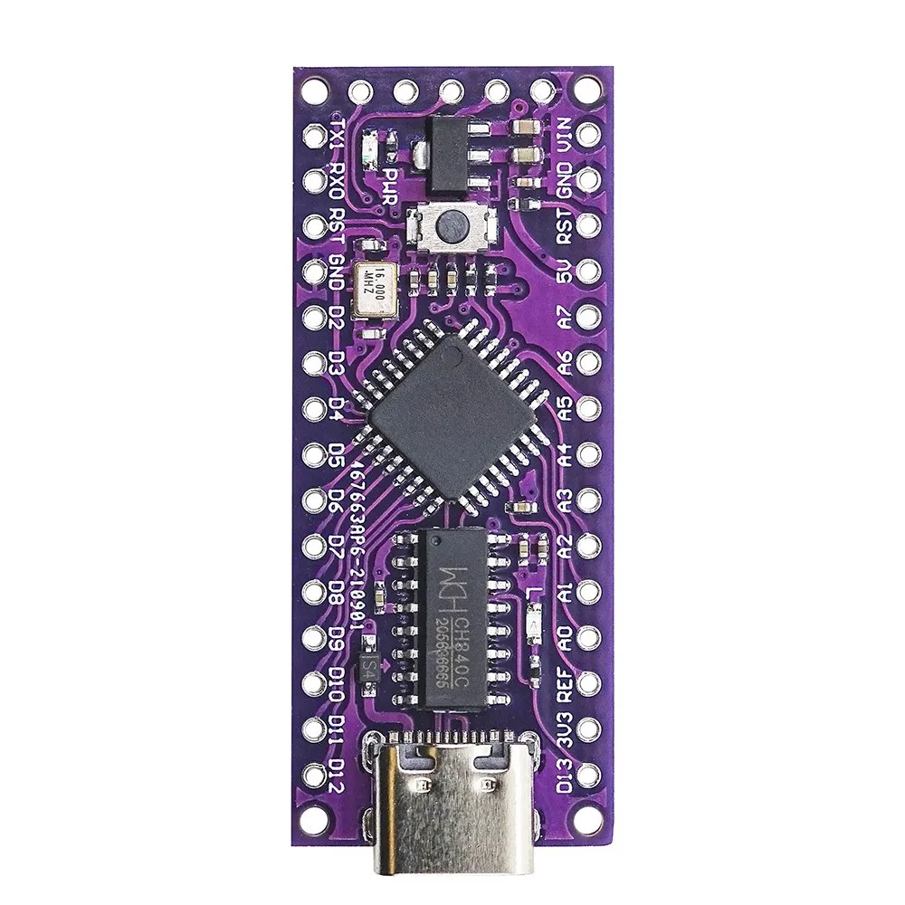 Оригинальный LGT8F328P-LQFP32 MiniEVB TYPE-C MICRO USB Mini ATMEGA328P Заменяет Arduino Nano V3.0 LGT8F328P HT42B534-1 SOP16 . ' - ' . 4