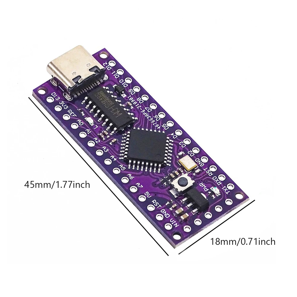 Оригинальный LGT8F328P-LQFP32 MiniEVB TYPE-C MICRO USB Mini ATMEGA328P Заменяет Arduino Nano V3.0 LGT8F328P HT42B534-1 SOP16 . ' - ' . 5