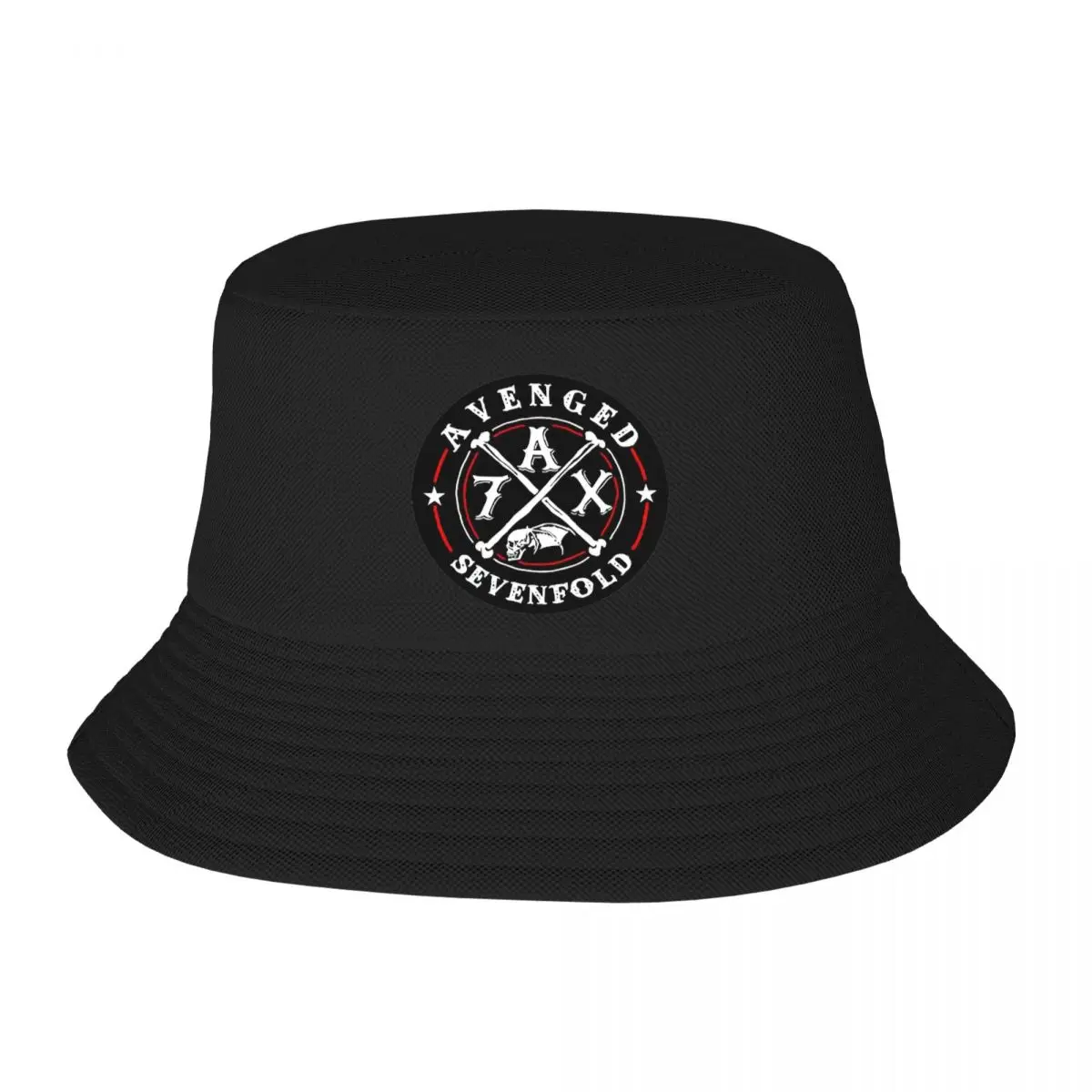 Винтажный Логотип A7X Панама для летнего Призвания Skeleton Death Metal Bob Hat Хип-Хоп Легкий Головной Убор для Кемпинга и Отдыха . ' - ' . 0