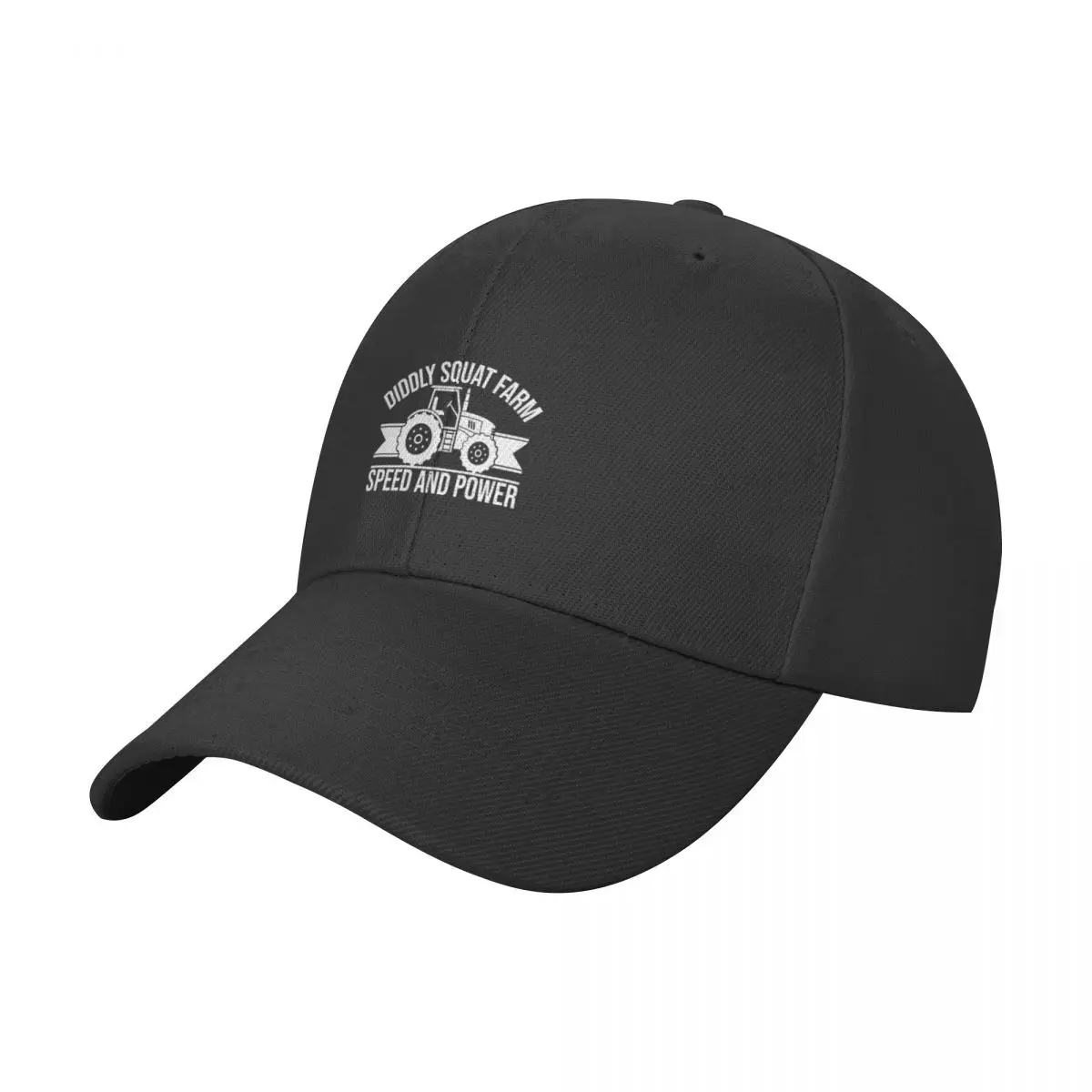 Бейсбольная кепка Diddly Squat Farm Speed And Power с капюшоном, черная рейв-шляпа, мужская и женская . ' - ' . 0