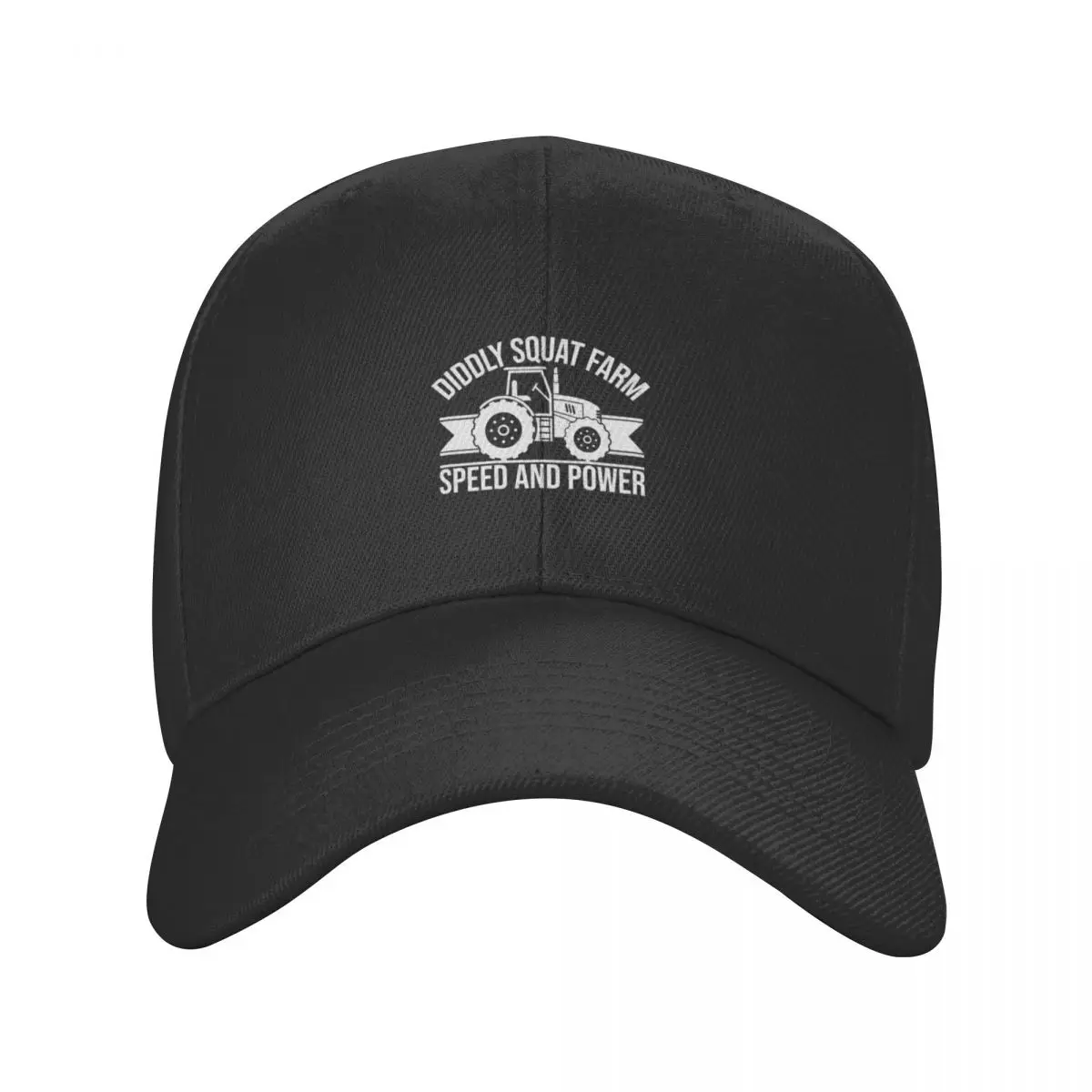 Бейсбольная кепка Diddly Squat Farm Speed And Power с капюшоном, черная рейв-шляпа, мужская и женская . ' - ' . 1
