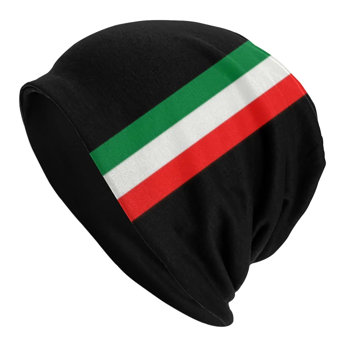 Унисекс Зимние Теплые Вязаные шапки-капоты Homme, Крутые минималистичные шапочки-бини с флагом Италии, уличные лыжные шапочки Итальянской гордости для мужчин . ' - ' . 0