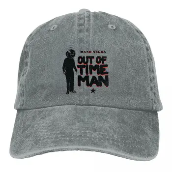 Бейсболка Mano Negra Out Of Time Man Из потертой джинсовой ткани, выстиранные кепки, Винтажная шляпа для бега на открытом воздухе, Неструктурированная Мягкая солнцезащитная кепка для гольфа