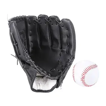 Бейсбольная перчатка и мяч, прочная софтбольная перчатка, профессиональная удобная перчатка для левой руки (бросок правой рукой)