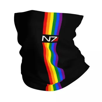 Гей-парад N7, ЛГБТ-бандана, гетры для пеших прогулок, велосипедный шарф, повязка на голову для военной видеоигры Alliance Mass Effect, грелка для повязки на голову
