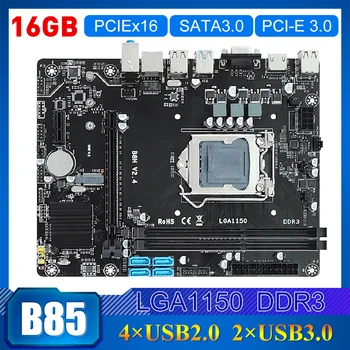 Материнская плата B85 LGA 1150 для игровых ПК С поддержкой DDR3 RAM USB3.0 SATA3.0 Placa Mae Настольная сборка LGA1150 USB SATA 3,0