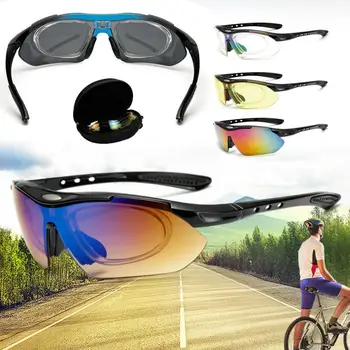 Профессиональные защитные очки Велосипедные очки Поляризованные линзы с защитой от UV 400 Велосипедные солнцезащитные очки Защитные очки