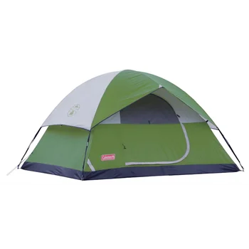 Купольная палатка Coleman Sundome на 4 персоны, 1 комната, Зеленые палатки, уличные палатки для кемпинга, автомобильная палатка