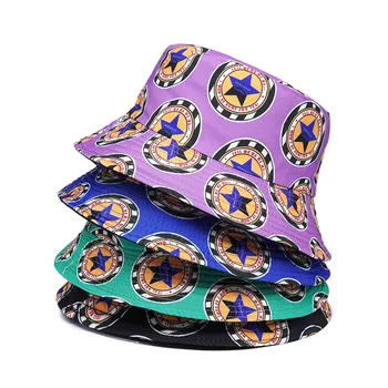 2023 Модная мужская рыбацкая шляпа, Летние Женские шляпы с двусторонним принтом, Уличная солнцезащитная кепка, Мужская Панама, Рыбацкие кепки