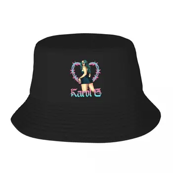 Летние головные уборы для пляжного отдыха, наряды Karol G Manana Sera Bonito, широкополые шляпы уникального дизайна для девочек, шляпы от солнца для кемпинга