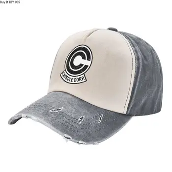 Ковбойская шляпа с ретро-логотипом Capsule corp, черные шляпы на заказ, мужская кепка, Роскошная Брендовая женская