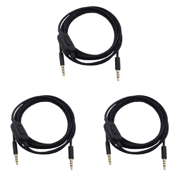 Портативный кабель для наушников длиной 3X2 м, Аудиокабель для наушников Logitech GPRO X G233 G433, Аксессуары для гарнитуры