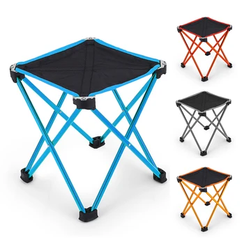 Складной стул, портативный походный стул, используется для кемпинга, рыбалки, пеших прогулок, садоводства и пляжа, походный стул с сумочкой,