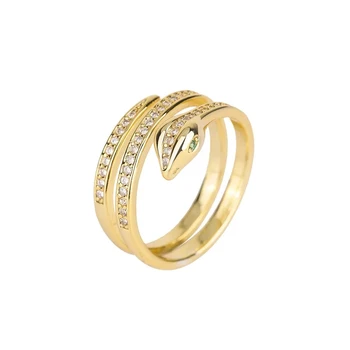 Серебряные кольца в виде змейки для женщин, Золотые Креативные Полые украшения неправильной геометрической формы для вечеринки по случаю Дня рождения, подарки