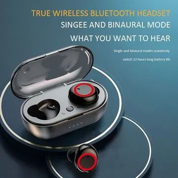 Y50 Bluetooth Наушники Tws In Ear Bluetooth 50 Спортивные Стереонаушники Для Бега С Микрофоном Беспроводные Наушники