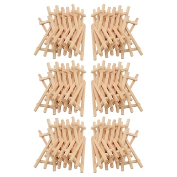 Мини-деревянный мольберт-витрина из 72 предметов, набор деревянных мольбертов для создания картин, небольшие проекты акриловым маслом