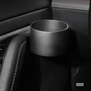 Ящик для хранения автомобиля Tesla Model 3 Model Y Автомобильный дверной держатель стакана воды 1ШТ