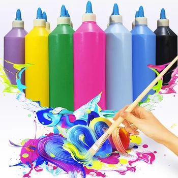 500 МЛ экологически чистой водонепроницаемой краски для граффити Акриловая краска для гипсовых поделок 