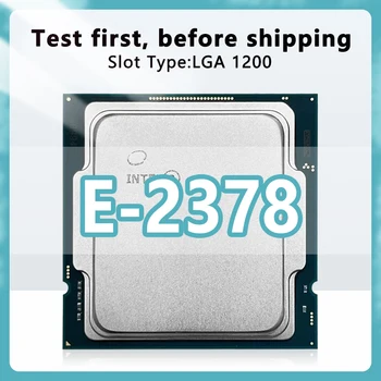 Процессор Xeon E версии E-2378 QS CPU 2.6 ГГц 16 МБ 65 Вт 8 Ядер 16-потоковый процессор LGA1200 для серверной материнской платы с набором микросхем C256