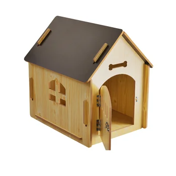 Деревянные домики для собак, теплая зимняя конура для кошек, клетка для собак, Домик-палатка для кошек, Четырехсезонный Универсальный удобный и дышащий материал
