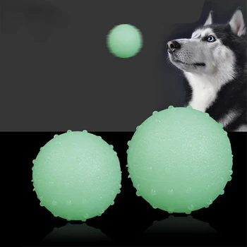 Новые игрушки для собак, светящийся мяч, Щенячья резина, забавные Собаки, игрушки для кошек, щенки, собаки, надувные шарики из светящегося материала, товары для домашних животных