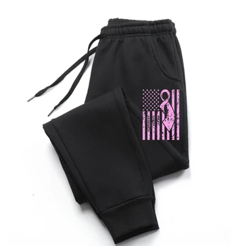 Название: Осведомленность о раке молочной железы Мужские брюки для мужчин Мужские брюки Мужские брюки Поддержка розовой ленты