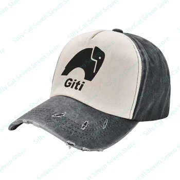 Модная ковбойская бейсболка Gitis Для мужчин и женщин, винтажная регулируемая бейсболка смешанного цвета, сшитая вручную, Выстиранная шляпа для папы