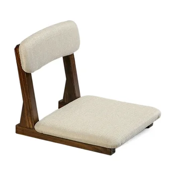 Татами для медитации в японском стиле, стул без ножек для окна, Спинка, Подушка для стула Зайсу, Напольное сиденье, Эргономичный Надувной диван