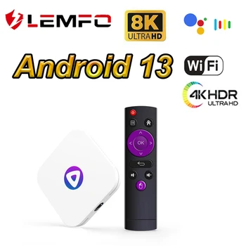 LEMFO H96 MAX M1 Android 13 TV Box RK3528 4 ГБ ОЗУ 32G 64GB ПЗУ 8K 3D Wifi BT Voice IPTV 2023 PK H96 MAX R3 Tox3 btv 13