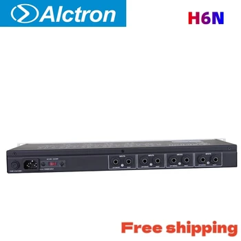 Alctron H6n 6-канальный усилитель для наушников, 4 стереоканала, независимый вход для выступлений на сцене и в студии Alctron H6n