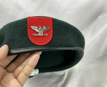 7-я группа специального назначения армии США, черно-зеленый берет, военная шляпа с эмблемой полковника Орла, все размеры