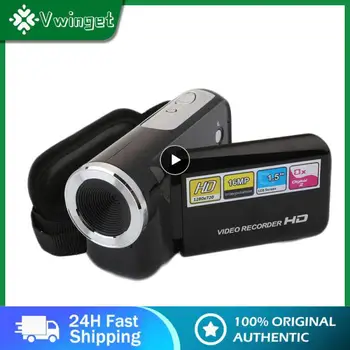 1/2 / 3ШТ Цифровая видеокамера Видеокамера 16 Мп Ночная запись 16-кратный цифровой зум 2-дюймовый ЖК-дисплей Ручной мини