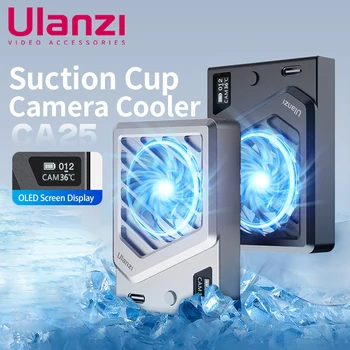 Вентилятор Охлаждения Инструмента Ulanzi Camera Cooling Radiator Для Sony Canon FUJIFILM Nikon Ultra-Silence С OLED-Дисплеем Sucker High Speed