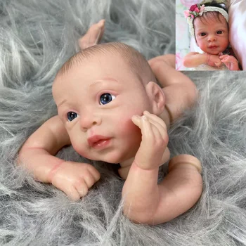 15-дюймовый мини-набор для новорожденных с росписью Leighton Rose для недоношенных новорожденных в разобранном виде с тканевым корпусом, подарок своими руками для детей