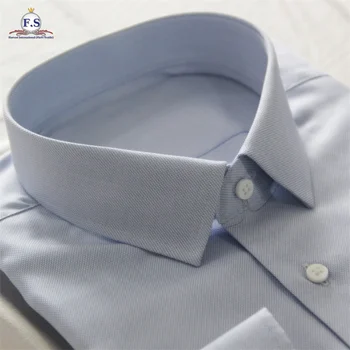 мужская рубашка tailored 100 2ply синего цвета с воротником № 4
