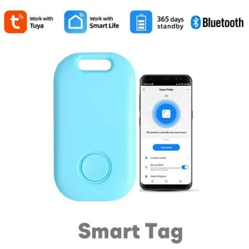 Tuya Mini Anti Lost GPS Tracker Брелок-Сигнализация Smart Wireless Bluetooth-совместимый Трекер Местоположения Tag Key Finder Локатор