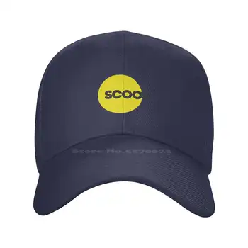 Логотип Scoot С графическим логотипом бренда, высококачественная джинсовая кепка, вязаная шапка, бейсболка