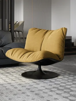 Итальянское одиночное кресло для отдыха современный минималистский онлайн знаменитость скандинавская мебель для гостиной легкий роскошный минималистский ленивый
