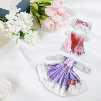 12-Дюймовая кукольная юбка, повседневное платье для куклы ручной работы, платье для куклы для девочки 30 см